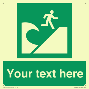 Custom Safe Condition Tsunami evacuation area